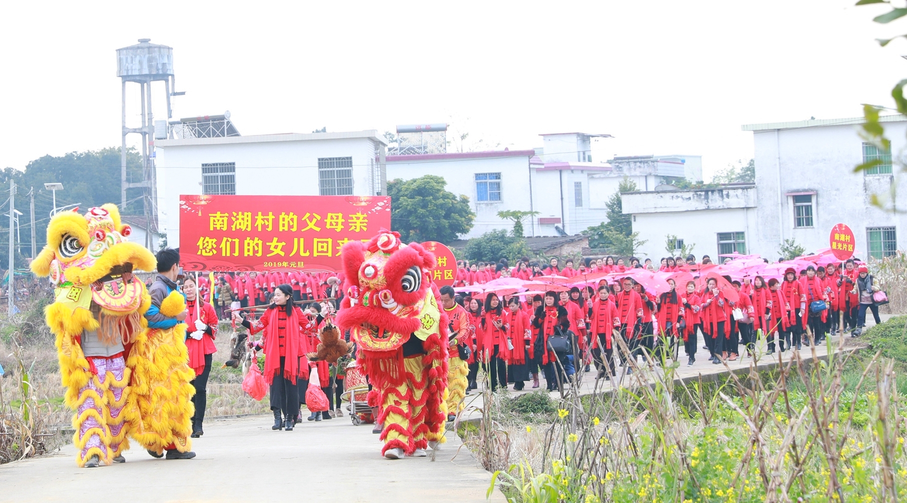 董塘镇南湖村外嫁女集体回娘家，龙全明摄1.jpg